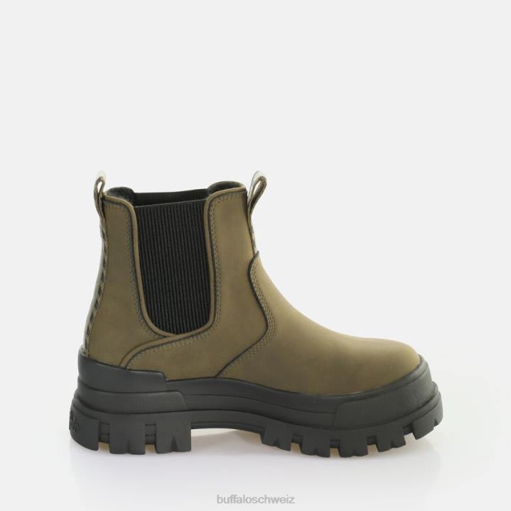 Buffalo Aspha Chelsea Warm Boot vegan 846Z611 khaki|Stiefel