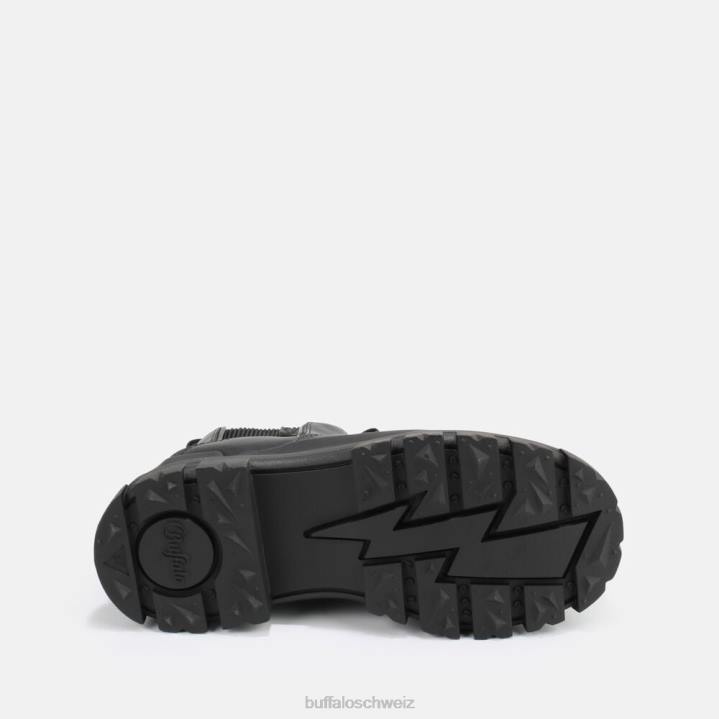 Buffalo Aspha Chelsea warmes veganes Nappaleder 846Z353 Schwarz|Stiefel