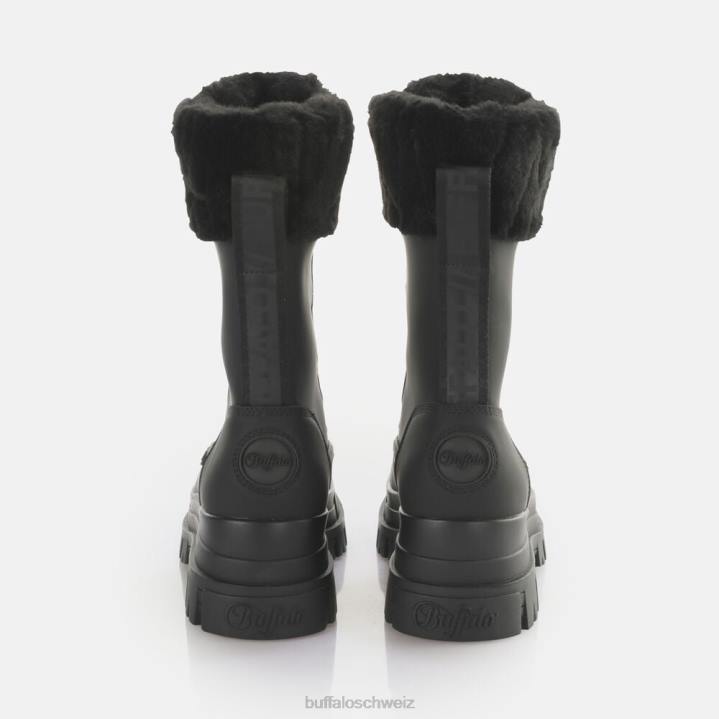 Buffalo Aspha Duck Boot Warmstiefel vegan 846Z471 Schwarz|Stiefel