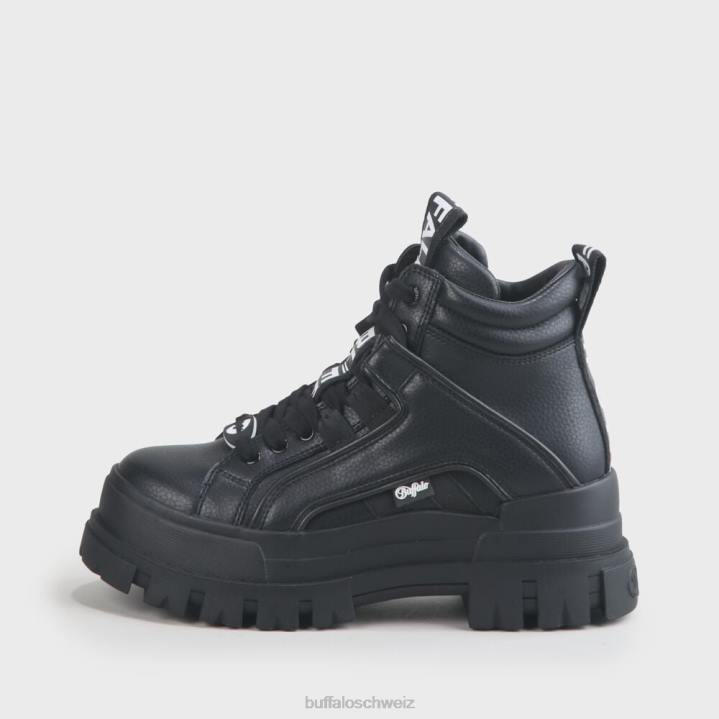 Buffalo Aspha NC Mid Boot vegan 846Z449 Schwarz|Stiefel