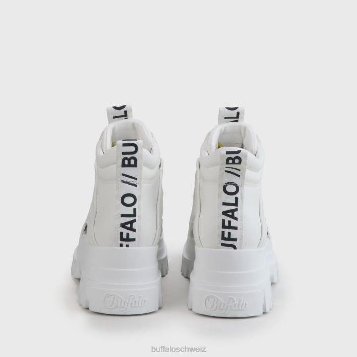 Buffalo Aspha NC Mid Boot vegan 846Z450 Weiss|Stiefel