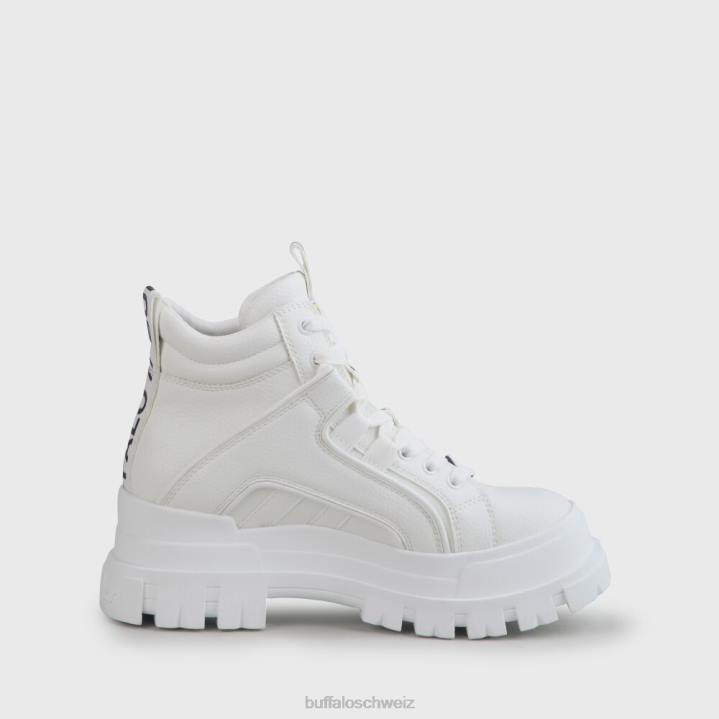Buffalo Aspha NC Mid Boot vegan 846Z450 Weiss|Stiefel