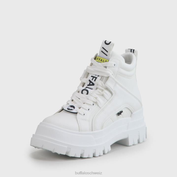 Buffalo Aspha NC Mid Boot vegan 846Z450 Weiss|Stiefel