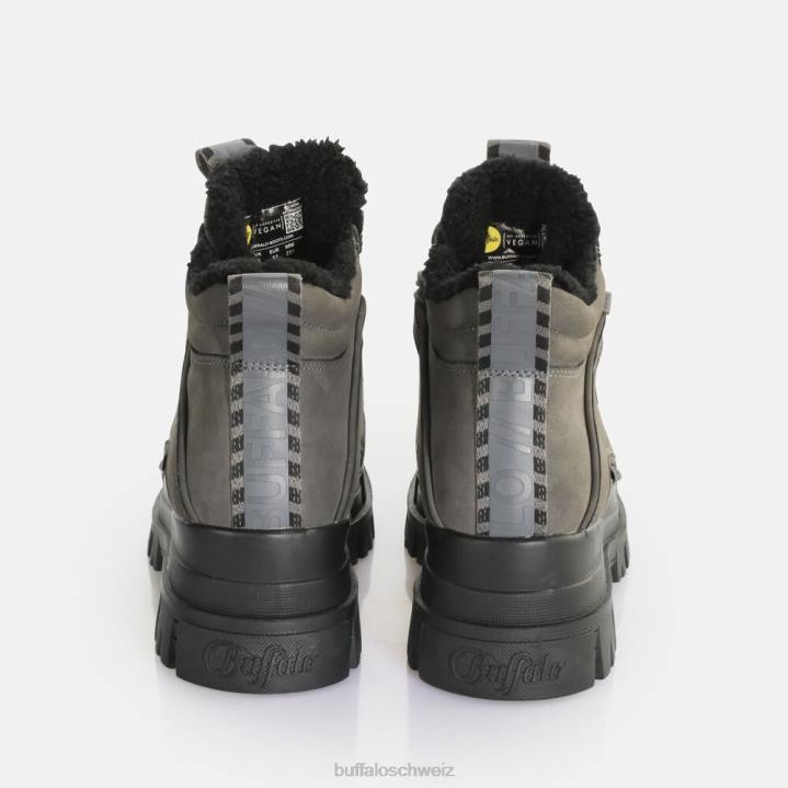 Buffalo Aspha NC Mid Warm Boot vegan 846Z428 grau|Stiefel
