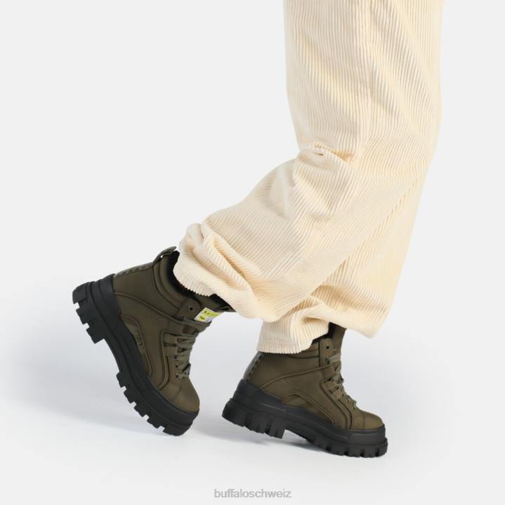 Buffalo Aspha NC Mid Warm Boot vegan 846Z692 khaki|Stiefel