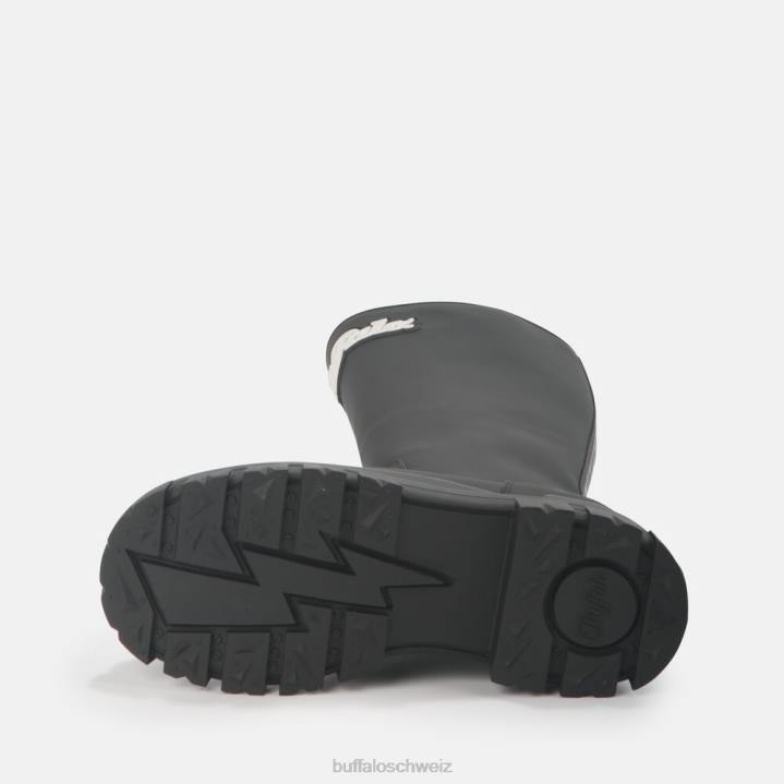 Buffalo Aspha Rain Hi Gummistiefel vegan 846Z726 Schwarz|Stiefel