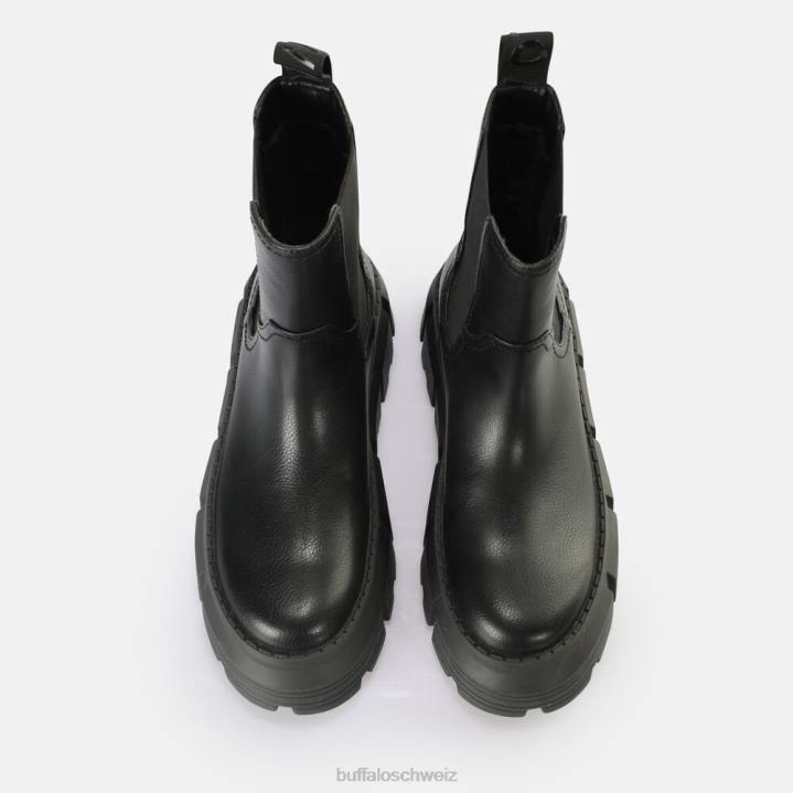 Buffalo Ava Chelsea veganer Stiefel 846Z891 Schwarz|Stiefel