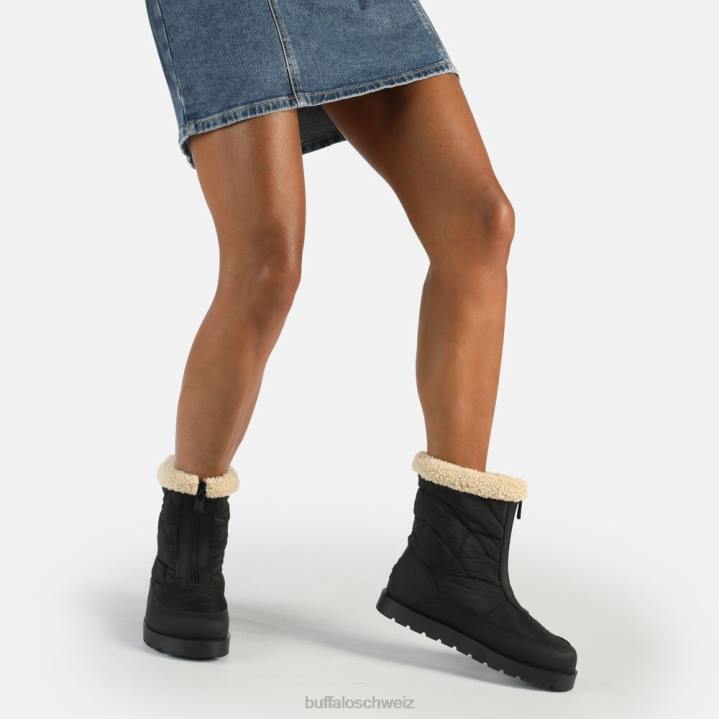 Buffalo Eve Puff Boot Boot vegan 846Z305 schwarz/beige|Stiefel
