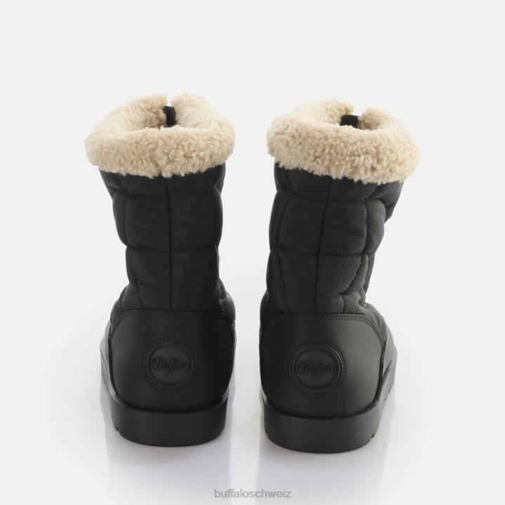 Buffalo Eve Puff Boot Boot vegan 846Z305 schwarz/beige|Stiefel