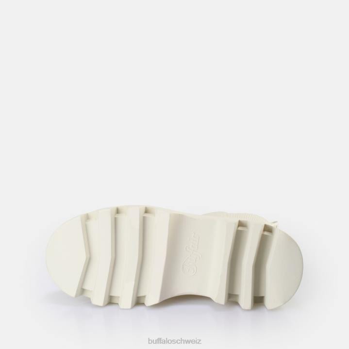 Buffalo Flora Chelsea Hi Boot vegan 846Z615 Creme|Stiefel