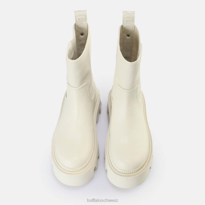 Buffalo Flora Chelsea Hi Boot vegan 846Z615 Creme|Stiefel