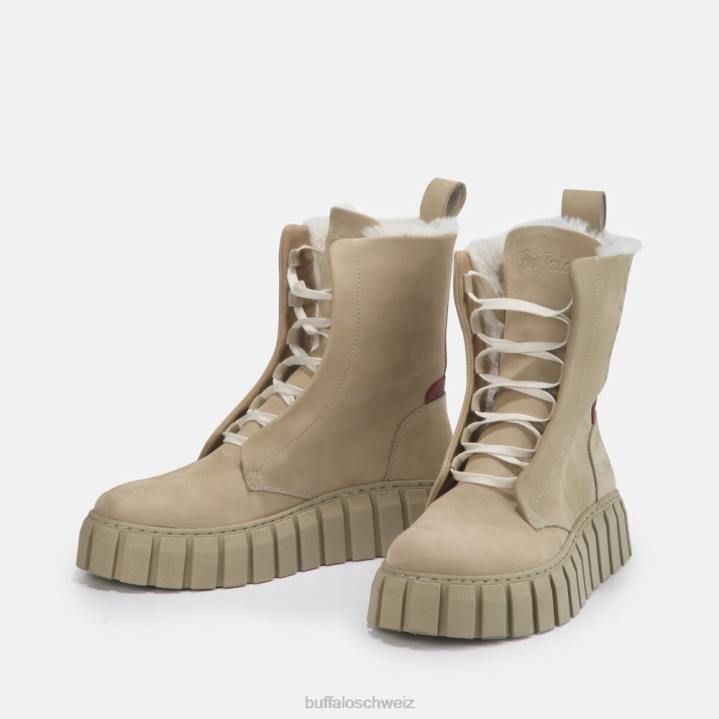 Buffalo Saba-Stiefel aus Nubukleder 846Z788 Cognac|Stiefel