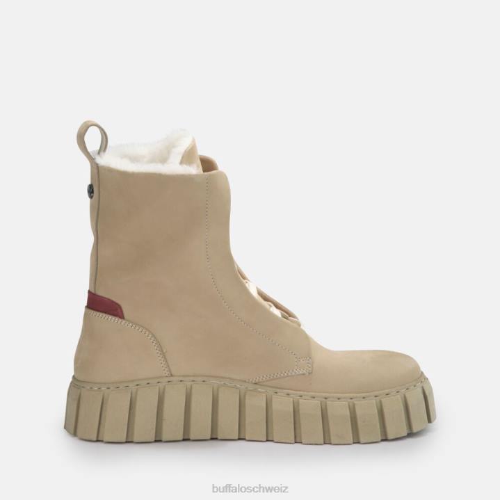 Buffalo Saba-Stiefel aus Nubukleder 846Z788 Cognac|Stiefel