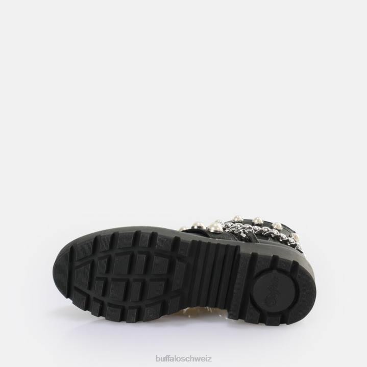 Buffalo Wave Pearl Chelsea Boot vegan 846Z618 Schwarz|Stiefel