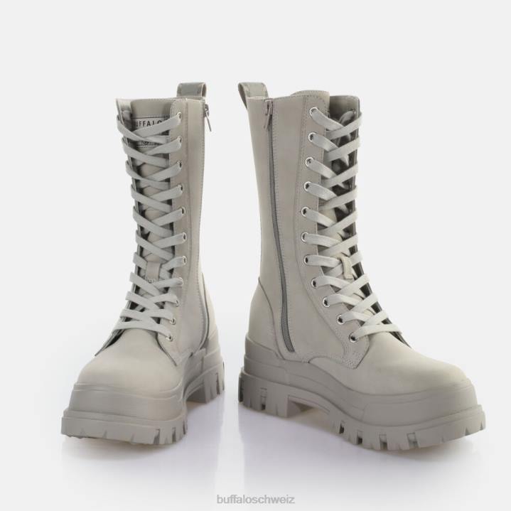 Buffalo aspha clf warmer Schnürstiefel vegan 846Z628 grau|Stiefel