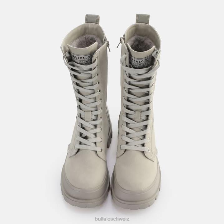 Buffalo aspha clf warmer Schnürstiefel vegan 846Z628 grau|Stiefel