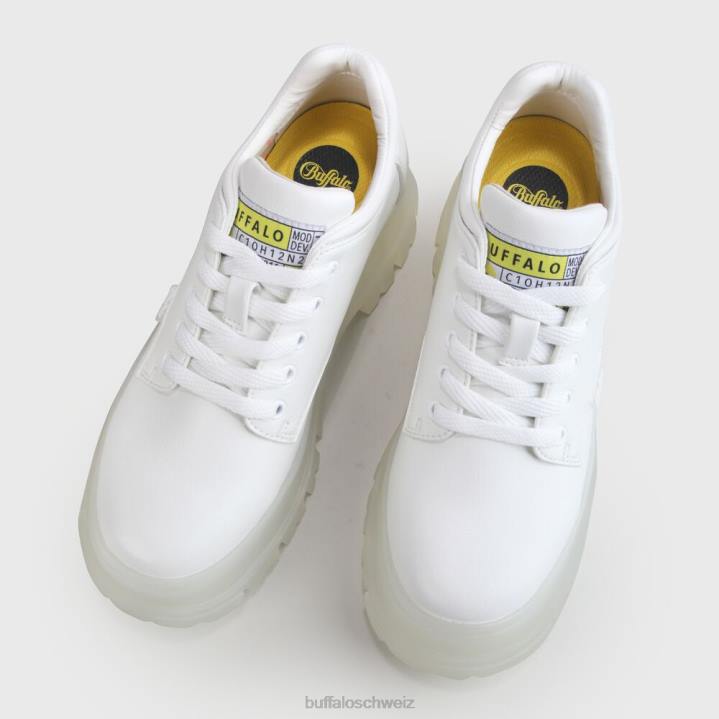 Buffalo aspha cls boot vegan 846Z344 Weiss|Stiefel