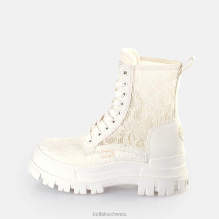 Buffalo aspha com2 Stiefel vegan 846Z87 Weiss|Stiefel