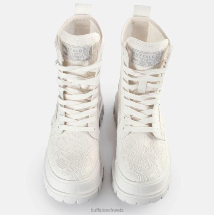 Buffalo aspha com2 Stiefel vegan 846Z87 Weiss|Stiefel