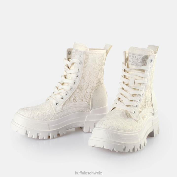 Buffalo aspha com2 Stiefel vegan 846Z87 Weiss|Stiefel