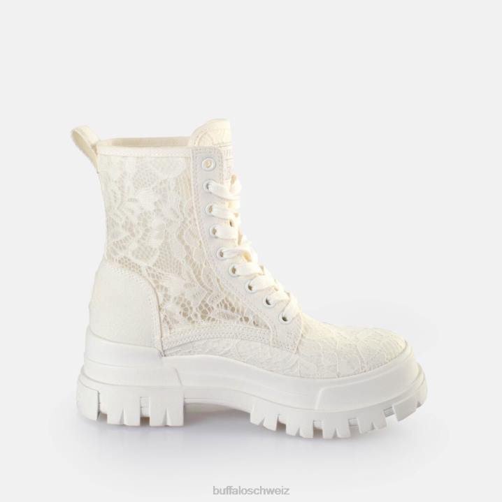 Buffalo aspha com2 Stiefel vegan 846Z87 Weiss|Stiefel
