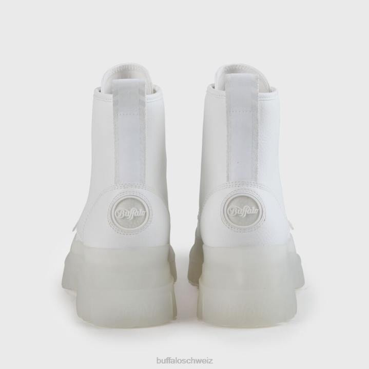 Buffalo aspha rld Halbstiefel vegan 846Z360 Weiss|Stiefel