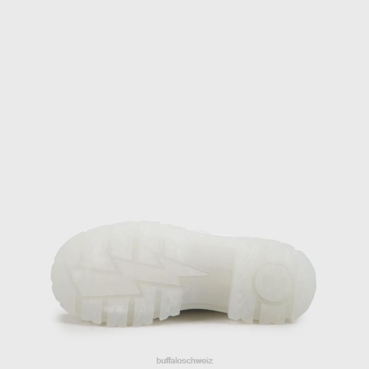 Buffalo aspha rld Halbstiefel vegan 846Z360 Weiss|Stiefel