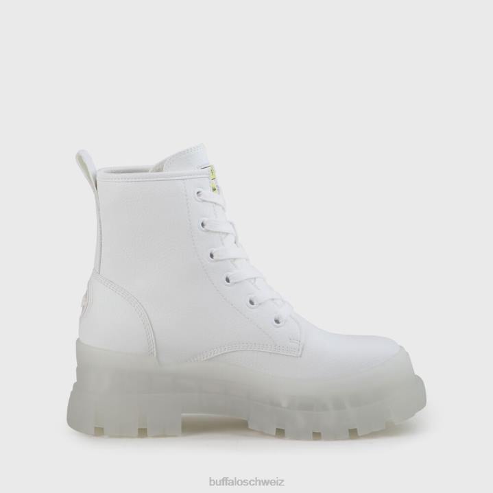 Buffalo aspha rld Halbstiefel vegan 846Z360 Weiss|Stiefel