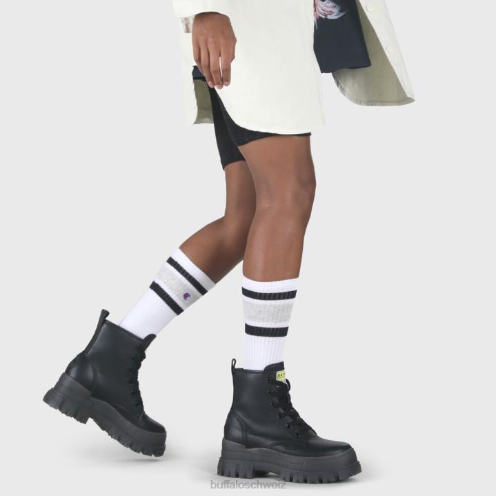 Buffalo aspha rld boot vegan 846Z359 Schwarz|Stiefel