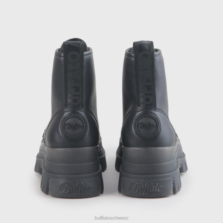 Buffalo aspha rld boot vegan 846Z452 Schwarz|Stiefel