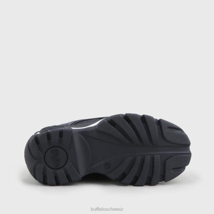 Buffalo klassisches, niedriges Nubukleder aus Marino 846Z924 Blau|Stiefel