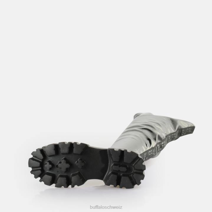 Buffalo Löwe über Stiefel vegan 846Z634 Schwarz|Stiefel