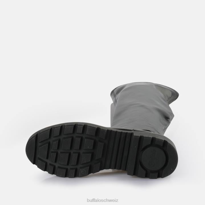 Buffalo Myrna Overknee-Stiefel vegan 846Z511 Schwarz|Stiefel