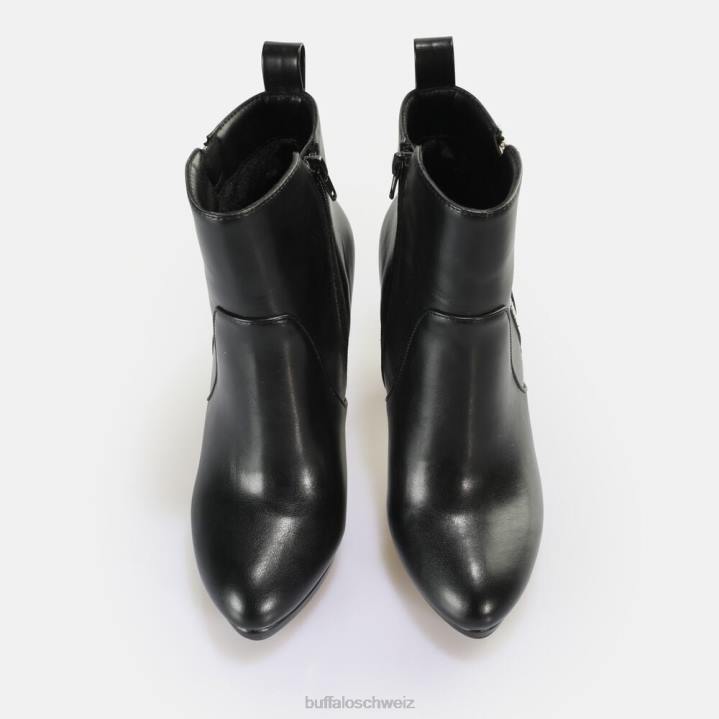 Buffalo Amy Zip Stiefeletten vegan 846Z740 Schwarz|Stiefel