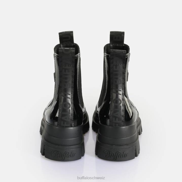 Buffalo Aspha Chelsea Mid Ankle Boot vegan 846Z479 Schwarz|Stiefel