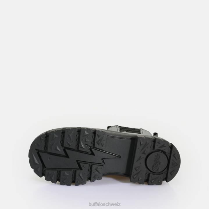 Buffalo Aspha Chelsea Mid Ankle Boot vegan 846Z479 Schwarz|Stiefel