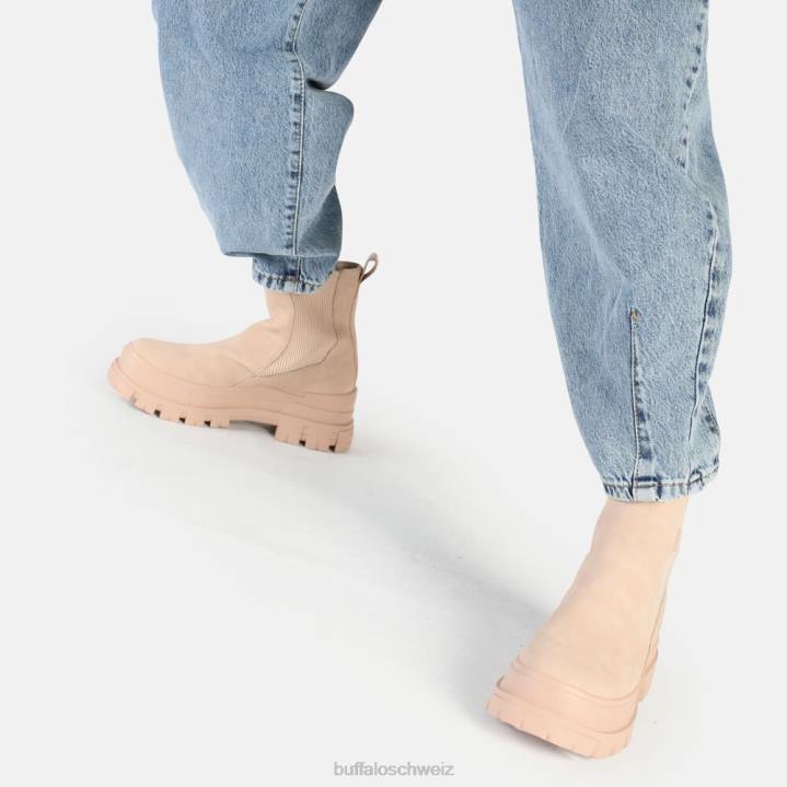 Buffalo Aspha Chelsea Mid Ankle Boot vegan 846Z480 Schwarz|Stiefel