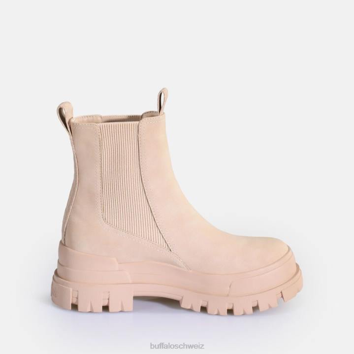 Buffalo Aspha Chelsea Mid Ankle Boot vegan 846Z480 Schwarz|Stiefel