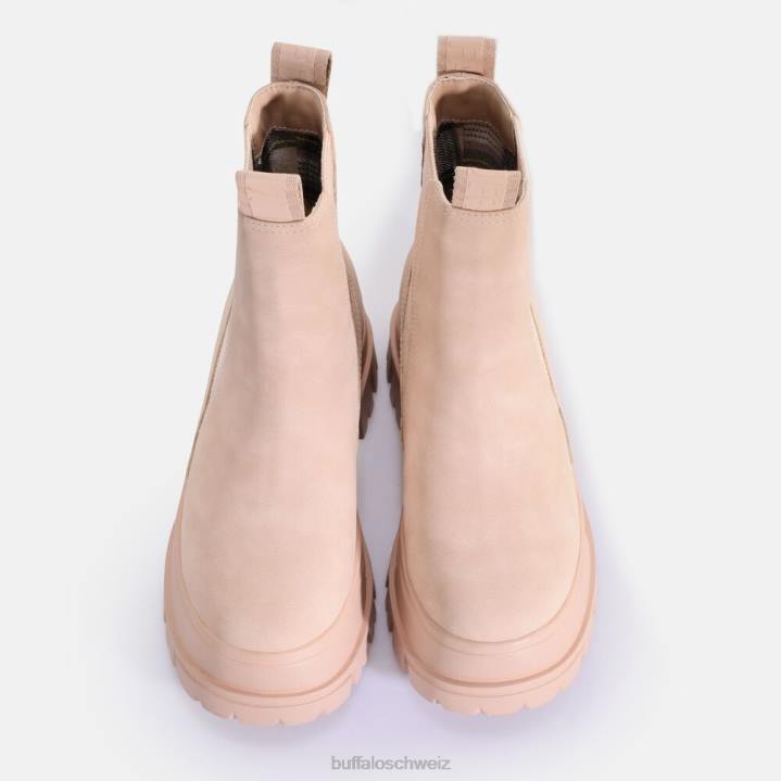 Buffalo Aspha Chelsea Mid Ankle Boot vegan 846Z480 Schwarz|Stiefel