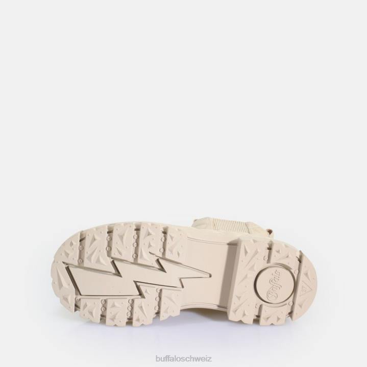 Buffalo Aspha Chelsea Mid Ankle Boot vegan 846Z537 Cremepad|Stiefel