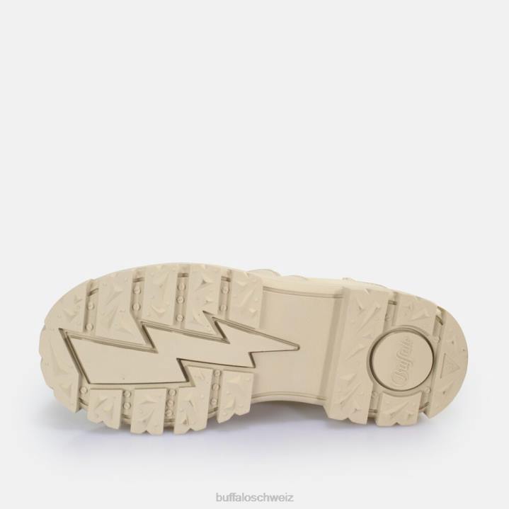 Buffalo Aspha Chelsea-Stiefelette vegan 846Z363 Creme|Stiefel