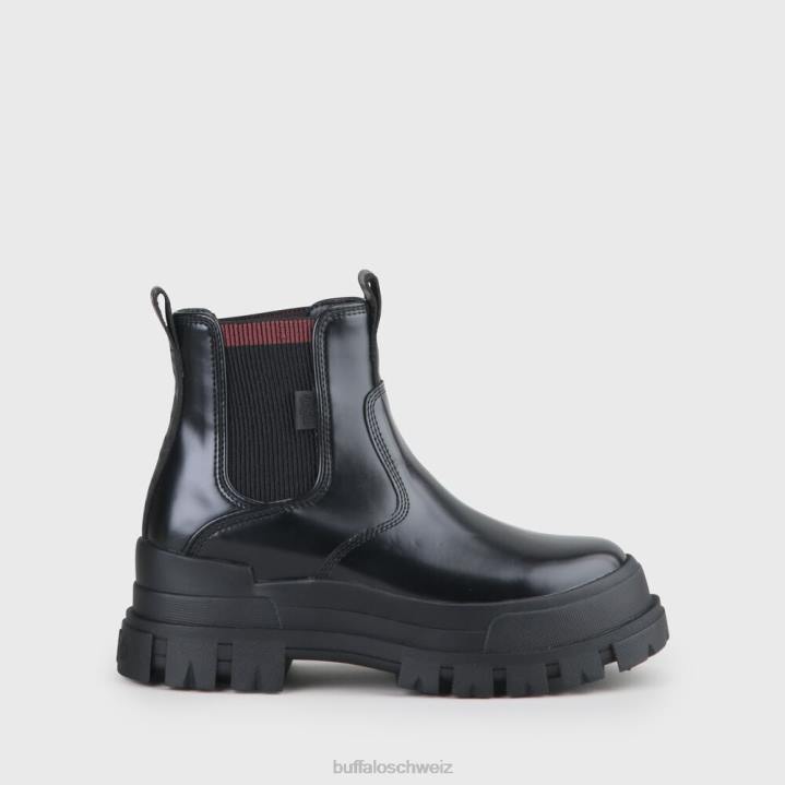 Buffalo Aspha Chelsea-Stiefelette vegan 846Z364 Schwarz|Stiefel