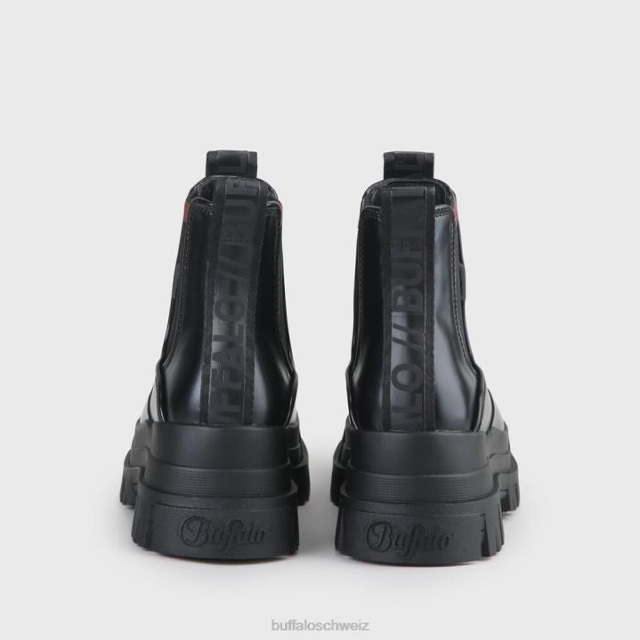 Buffalo Aspha Chelsea-Stiefelette vegan 846Z364 Schwarz|Stiefel