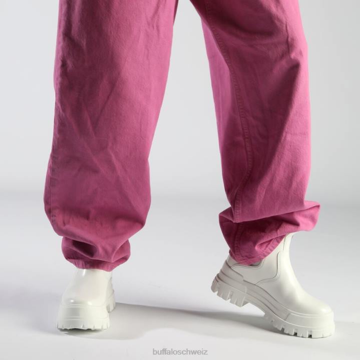 Buffalo Aspha Chelsea-Stiefelette vegan 846Z365 Weiss|Stiefel