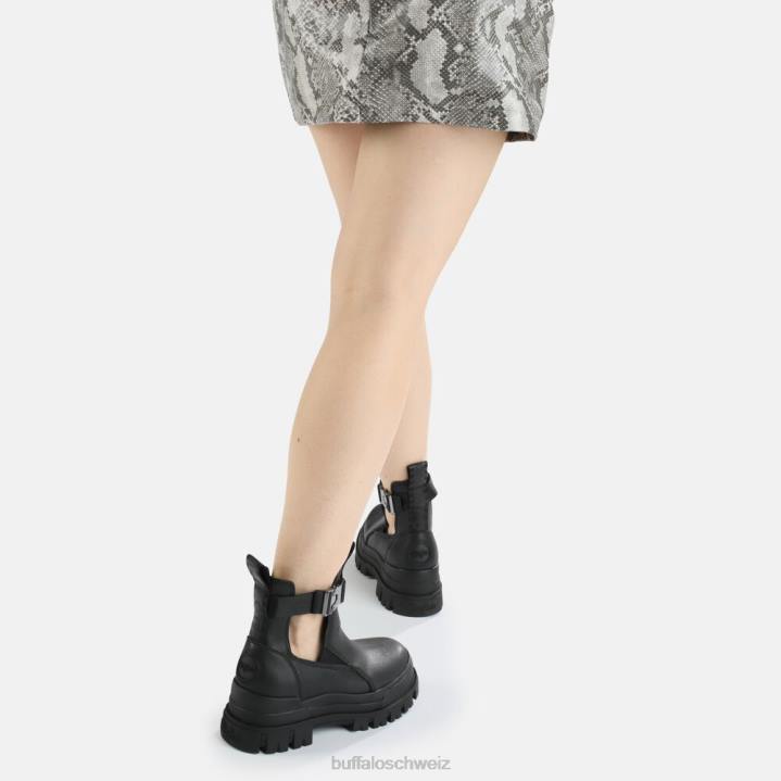 Buffalo Aspha Coa Bootie vegan 846Z713 Schwarz|Stiefel
