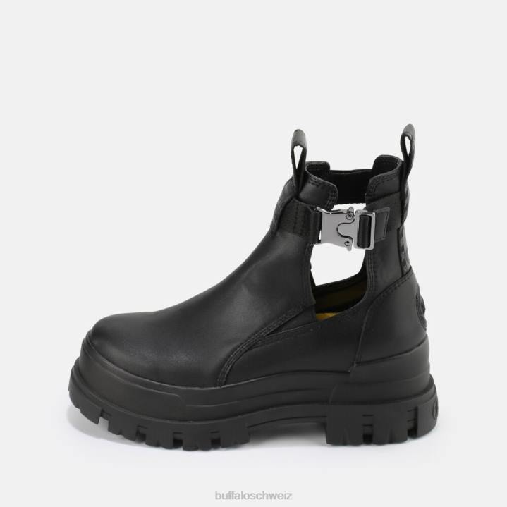 Buffalo Aspha Coa Bootie vegan 846Z774 Schwarz|Stiefel