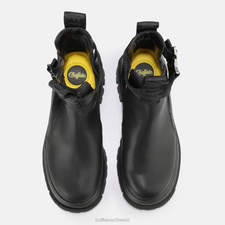 Buffalo Aspha Coa Bootie vegan 846Z774 Schwarz|Stiefel