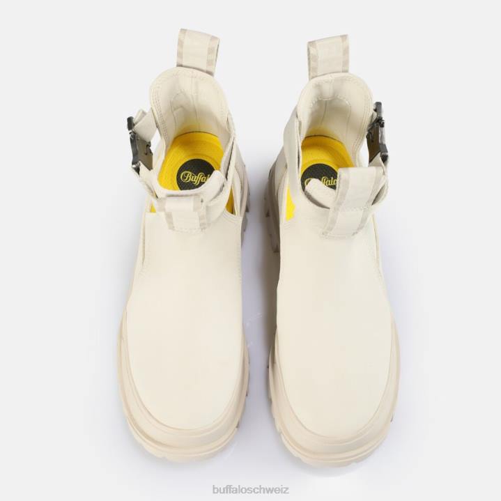 Buffalo Aspha Coa Stiefeletten vegan 846Z712 nicht-gerade weiss|Stiefel