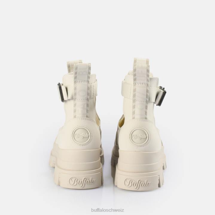 Buffalo Aspha Coa Stiefeletten vegan 846Z712 nicht-gerade weiss|Stiefel