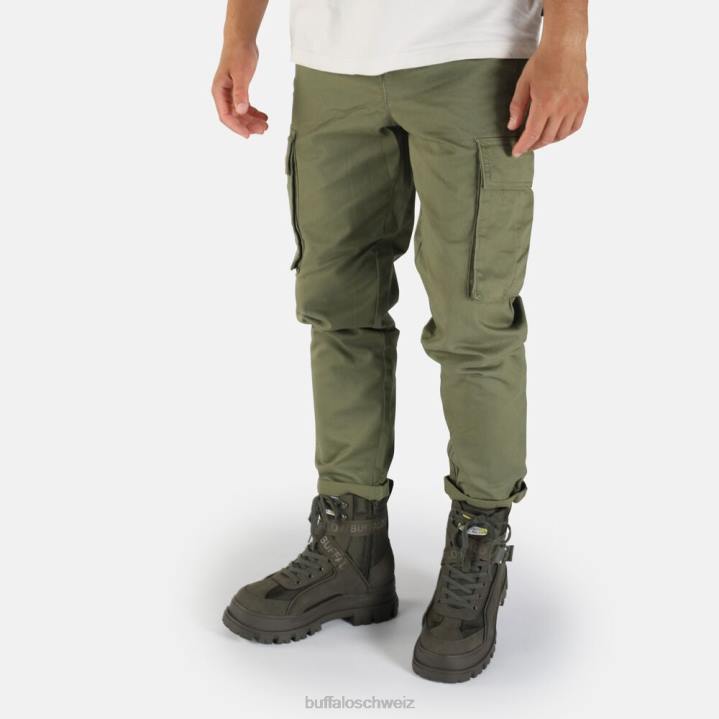 Buffalo Aspha Com1 Laceup Mid vegane Stiefeletten 846Z582 khaki|Stiefel